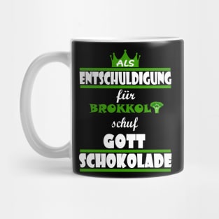 schokolade böser brokkoli antivegan kakao Mug